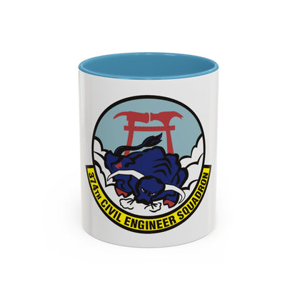 374 Civil Engineer Squadron PACAF (U.S. Air Force) Accent Coffee Mug