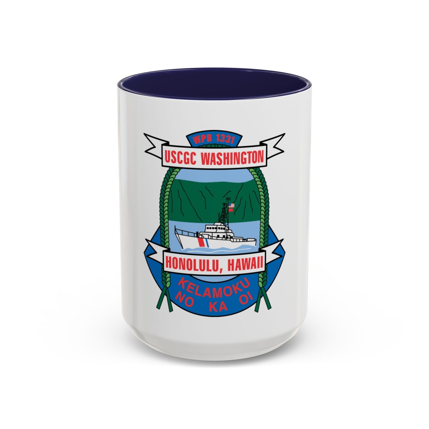 USCGC Washington WPB 1331 Honolulu Hawaii (U.S. Coast Guard) Accent Coffee Mug