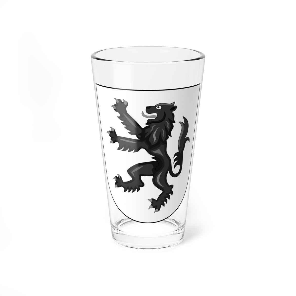 Hittenberg-ZH-blazon (Switzerland) (Coat of Arms) Pint Glass 16oz