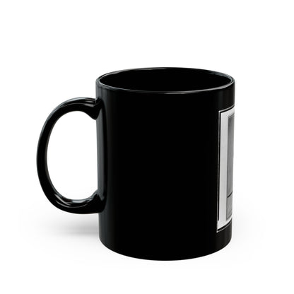 John Longnecker, Full-Length Portrait, Standing, With Arms Folded Across Chest, Facing Left (U.S. Civil War) Black Coffee Mug