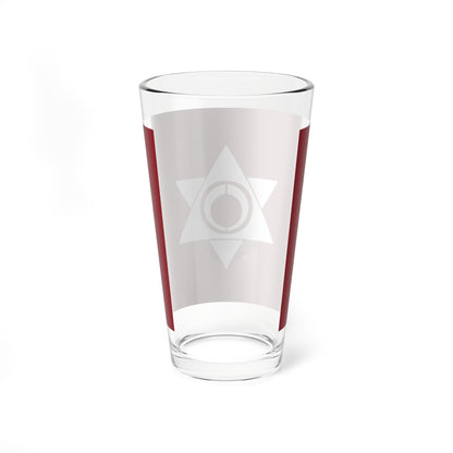 Flag of Monbetsu Hidaka Hokkaido 1967-2006 (Japan) Pint Glass 16oz