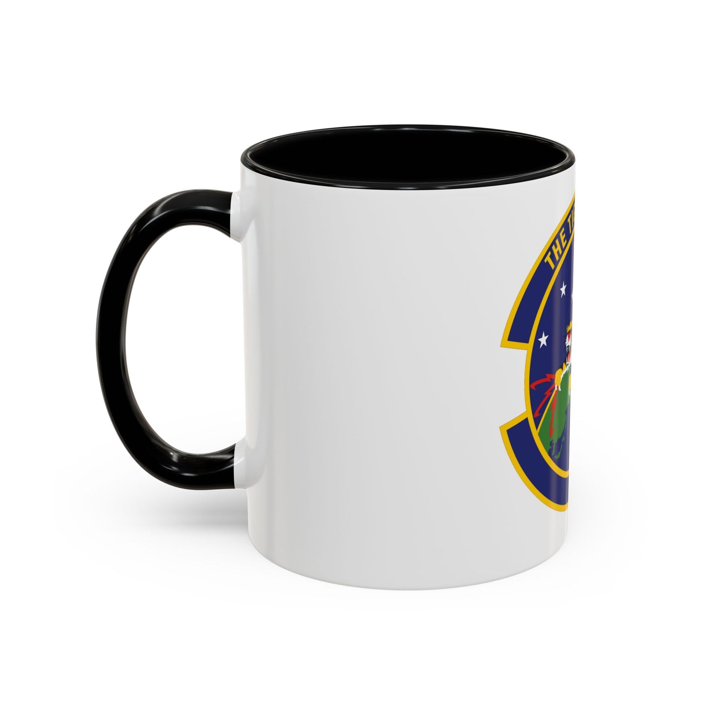 614 Air and Space Communications Squadron AFSPC (U.S. Air Force) Accent Coffee Mug