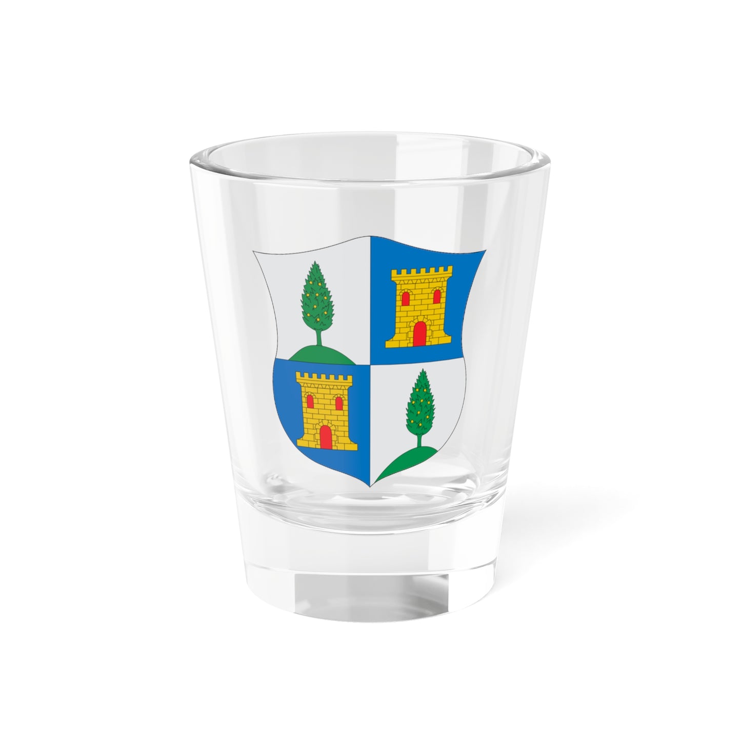 Escudo de Mequinenza (Spain) (Coat of Arms) Shot Glass 1.5oz