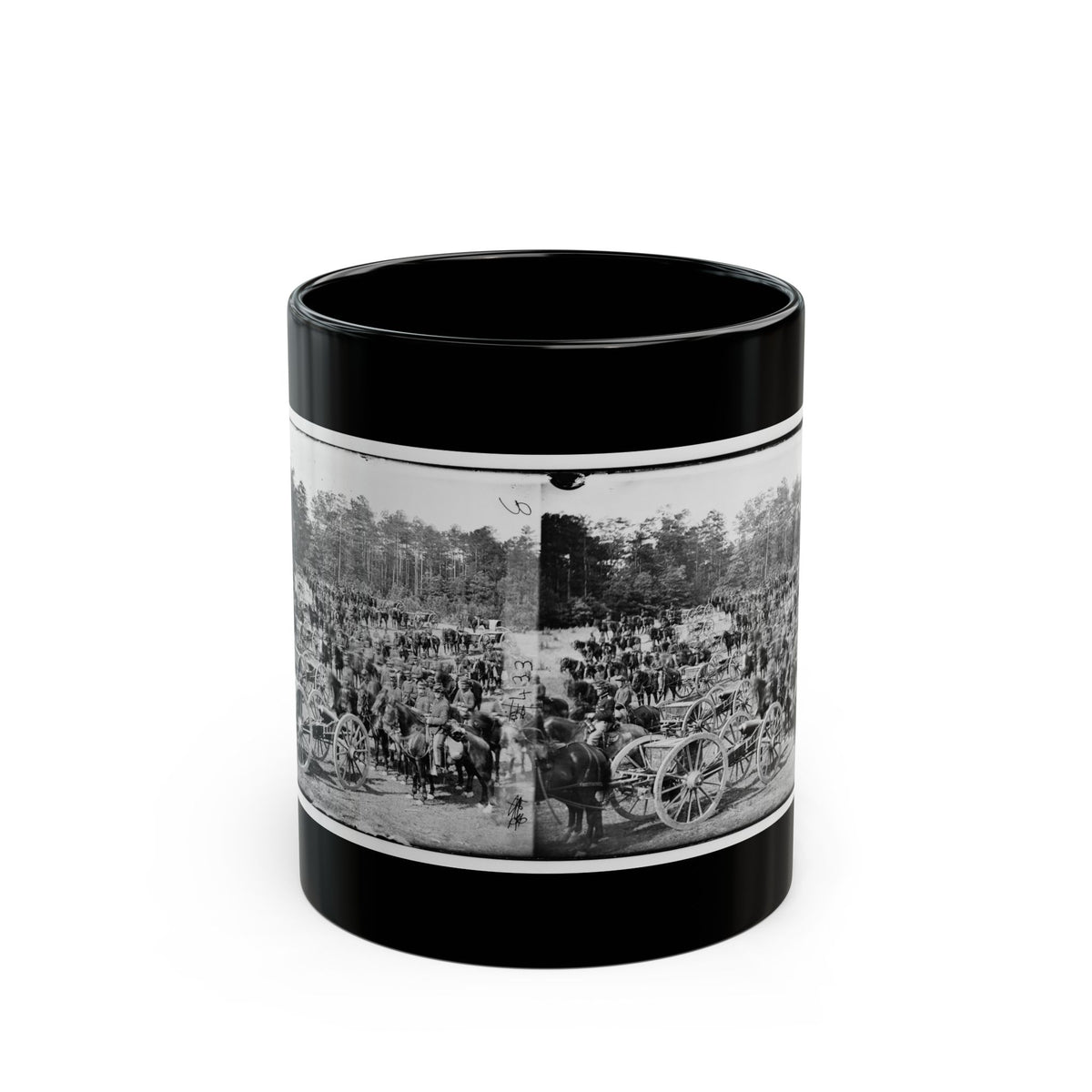 Fair Oaks, Va., Vicinity. Battery M., 2d U.S. Artillery, Commanded By Capt. Henry Benson (U.S. Civil War) Black Coffee Mug