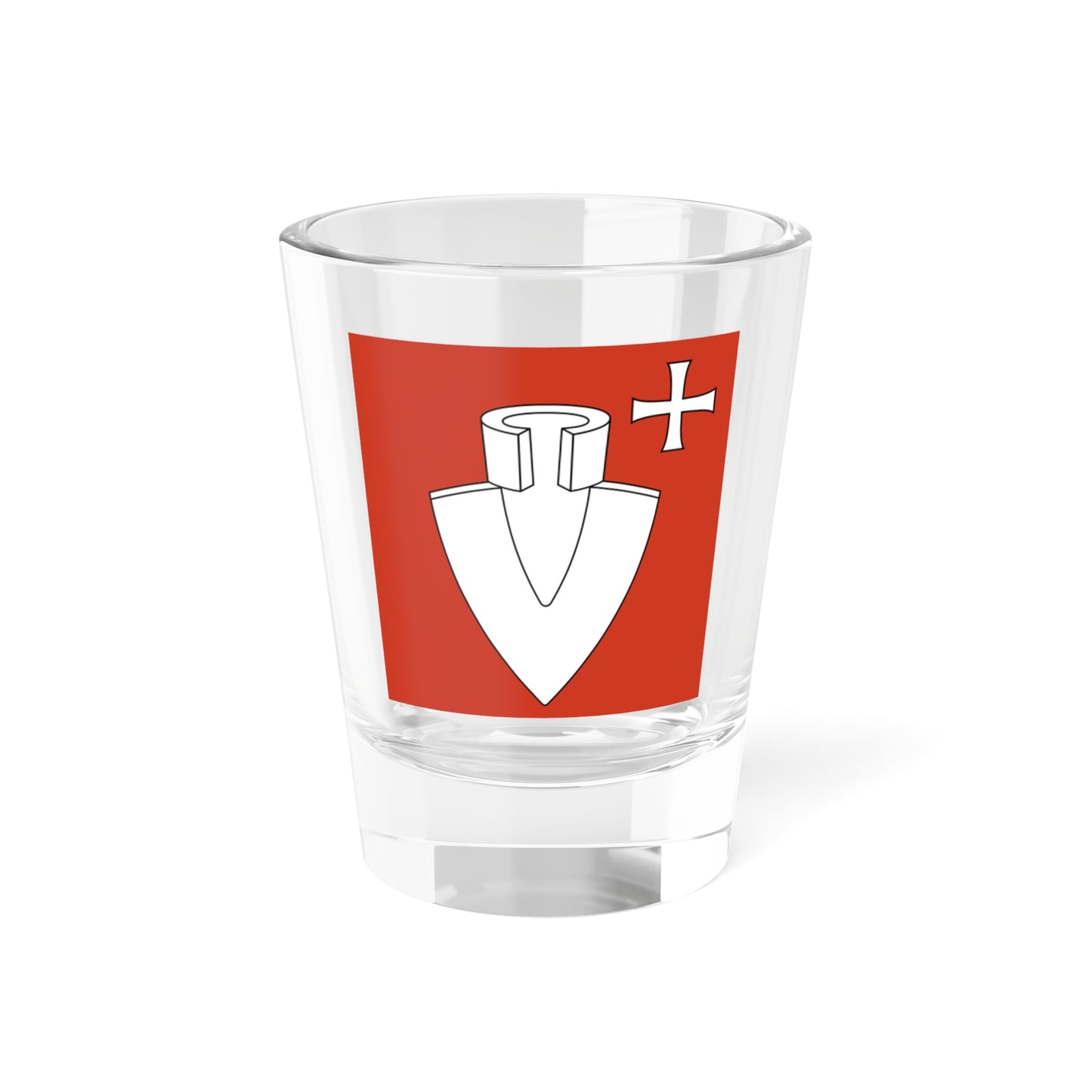CHE Schwamendingen ZH Flag (Switzerland) Shot Glass 1.5oz