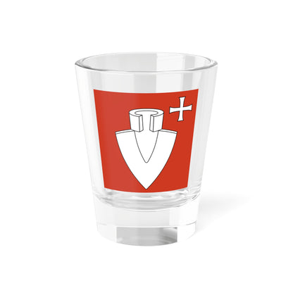 CHE Schwamendingen ZH Flag (Switzerland) Shot Glass 1.5oz
