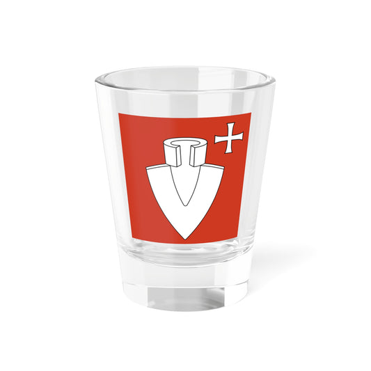 CHE Schwamendingen ZH Flag (Switzerland) Shot Glass 1.5oz