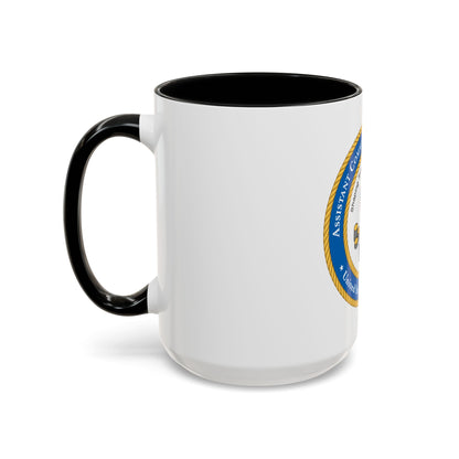 USCG Asst Commandant for Resources (U.S. Coast Guard) Accent Coffee Mug