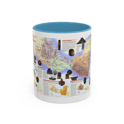 North America - Ancient Mesoamerica (1997) (Map) Accent Coffee Mug