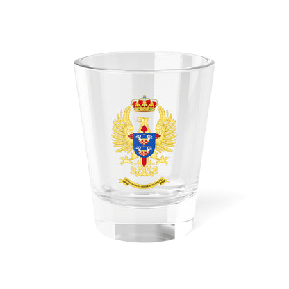 Historic Coat of Arms of Melilla General Command Until 1984 (Spain) (Coat of Arms) Shot Glass 1.5oz