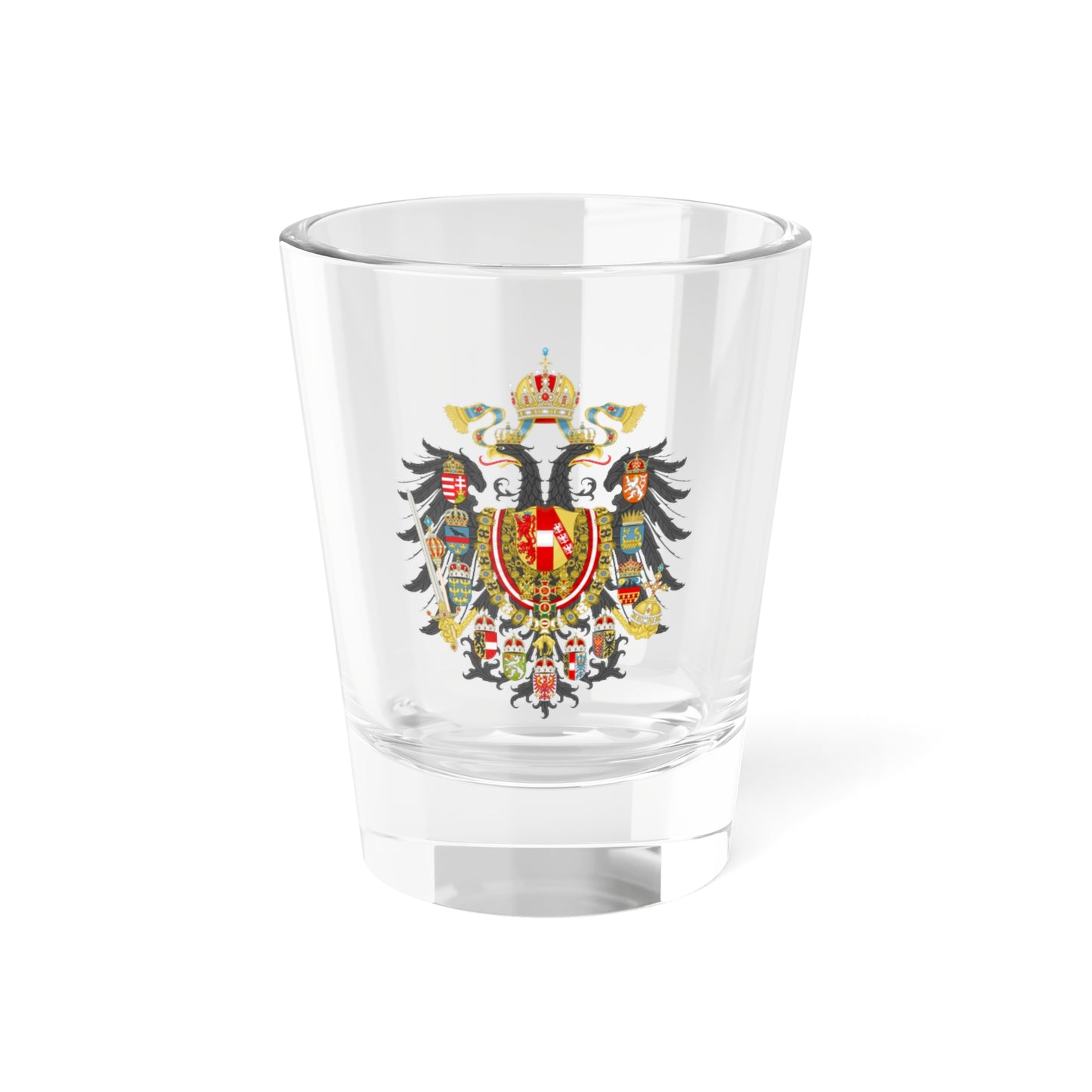 Imperial Coat of Arms of the Empire of Austria (Austria) (Coat of Arms) Shot Glass 1.5oz