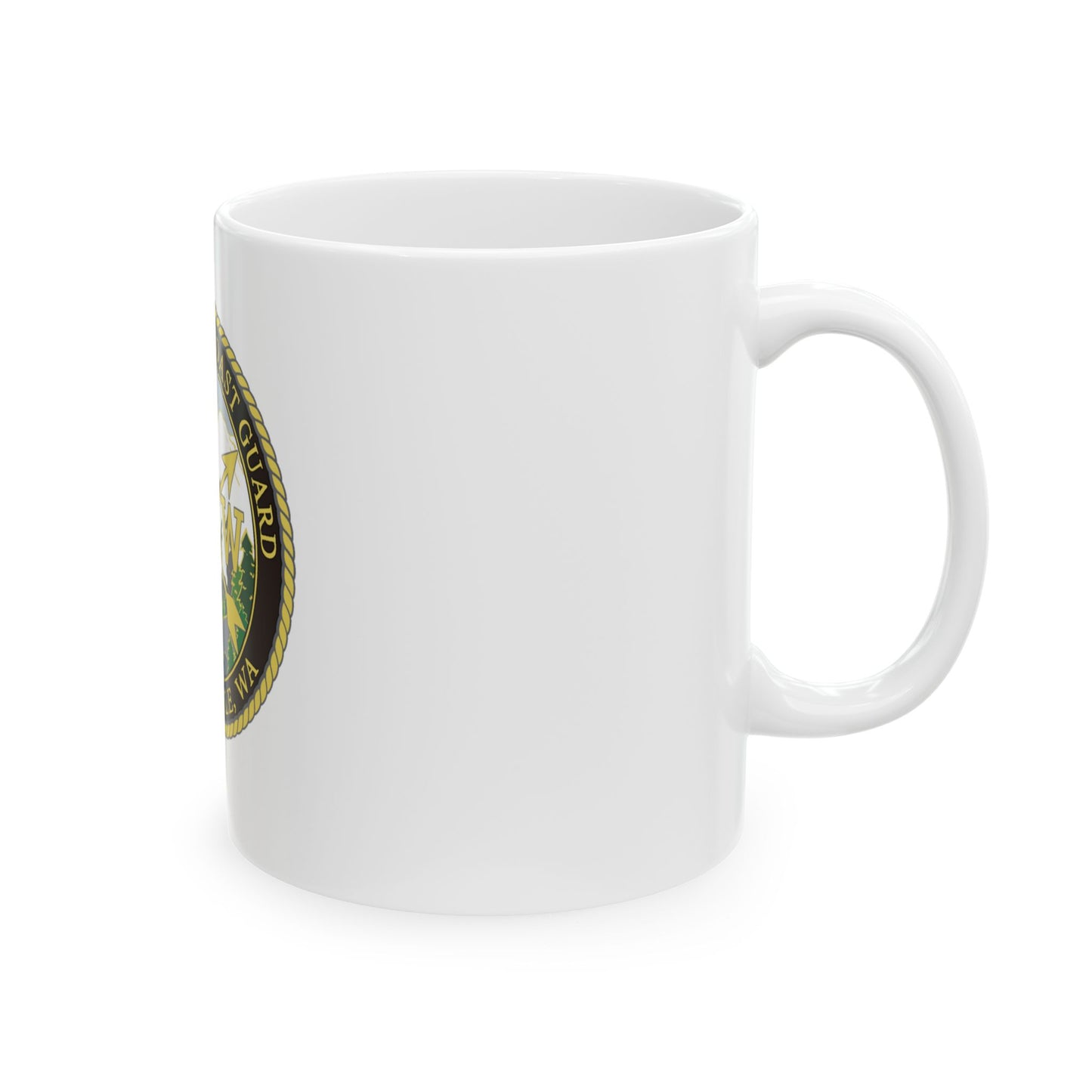 USCG Base Seattle (U.S. Coast Guard) White Coffee Mug