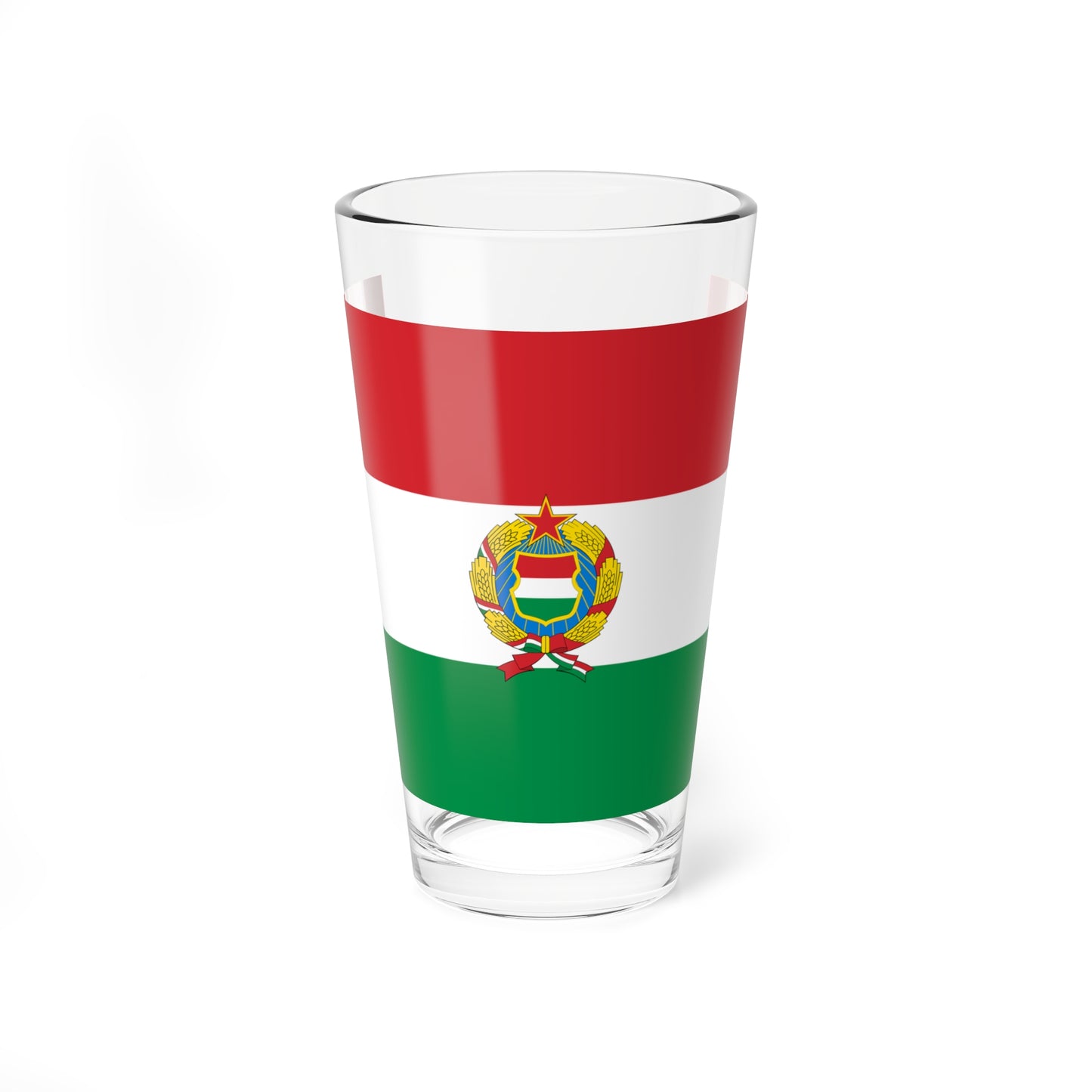Flag of Hungary 1957-1989 unofficial (Hungary) Pint Glass 16oz