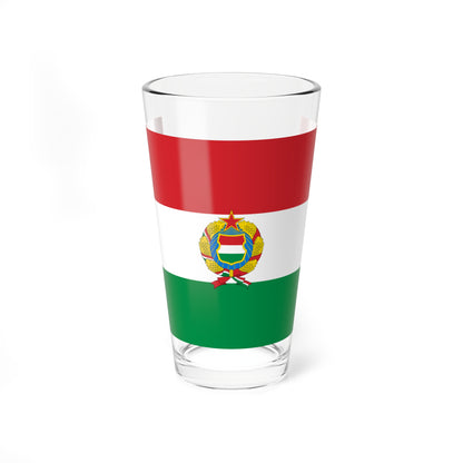 Flag of Hungary 1957-1989 unofficial (Hungary) Pint Glass 16oz