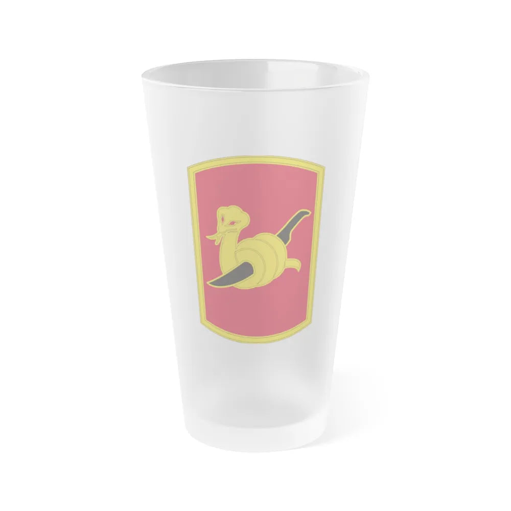 153rd Field Artillery Brigade (U.S. Army) Frosted Pint Glass 16oz-Go Mug Yourself