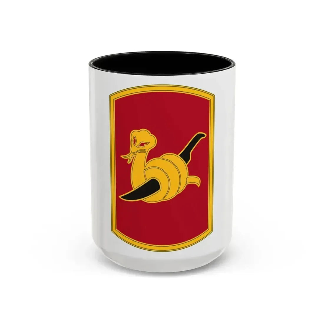 153rd Field Artillery Brigade (U.S. Army) Accent Coffee Mug 15oz Black - Go Mug Yourself
