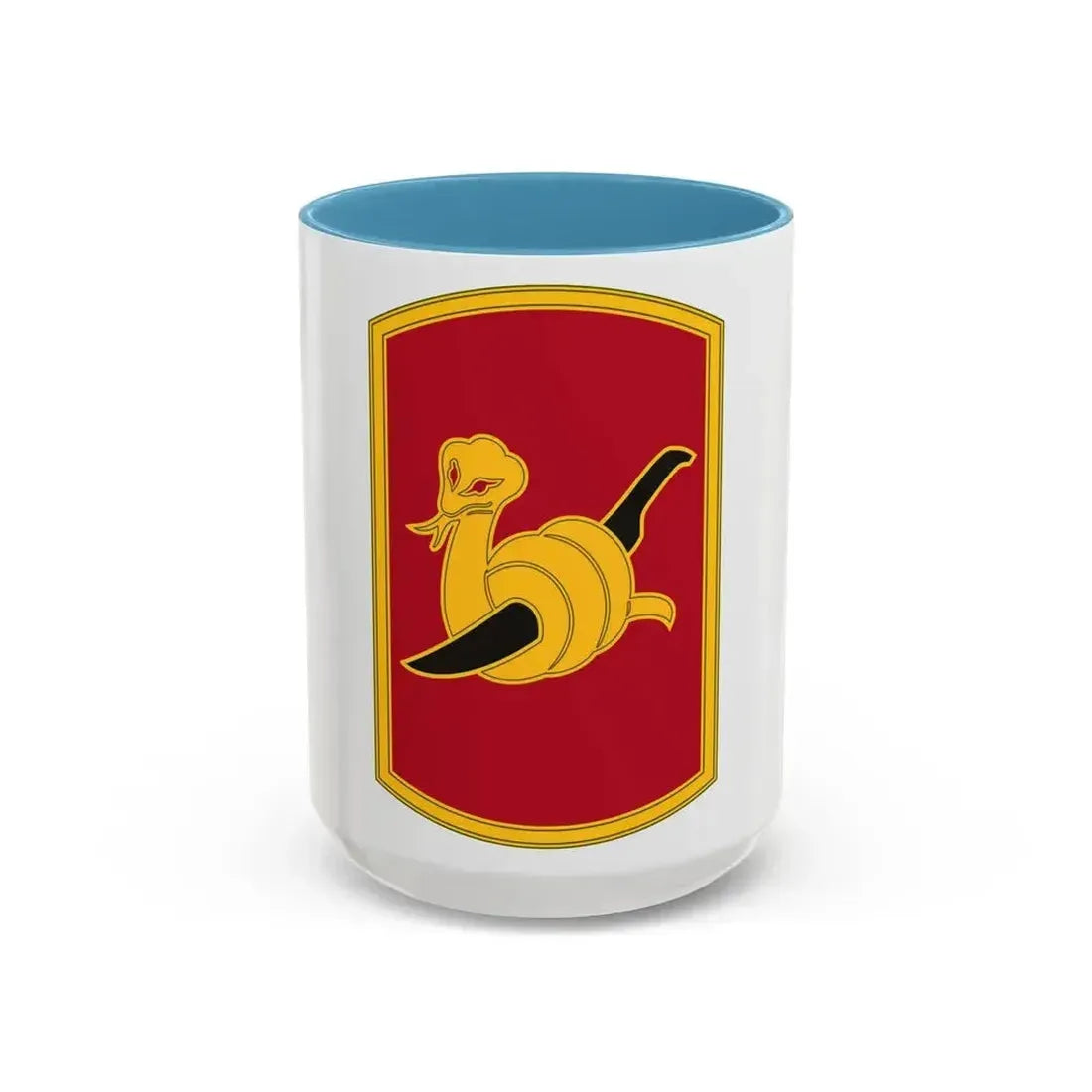 153rd Field Artillery Brigade (U.S. Army) Accent Coffee Mug 15oz Light Blue - Go Mug Yourself