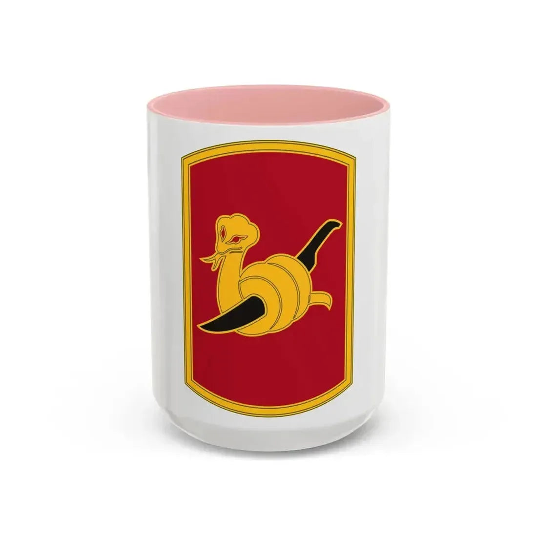 153rd Field Artillery Brigade (U.S. Army) Accent Coffee Mug 15oz Pink - Go Mug Yourself