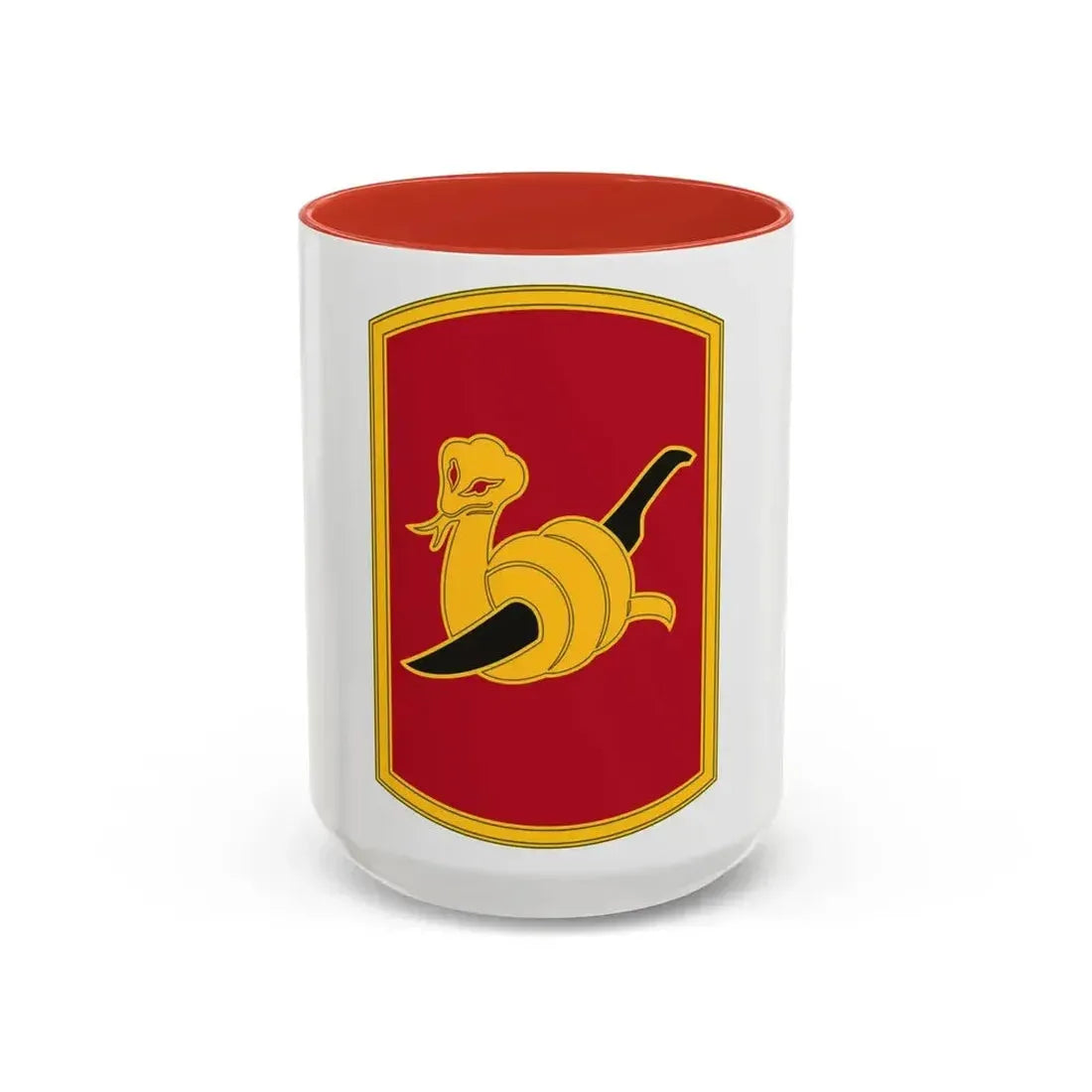 153rd Field Artillery Brigade (U.S. Army) Accent Coffee Mug 15oz Red - Go Mug Yourself