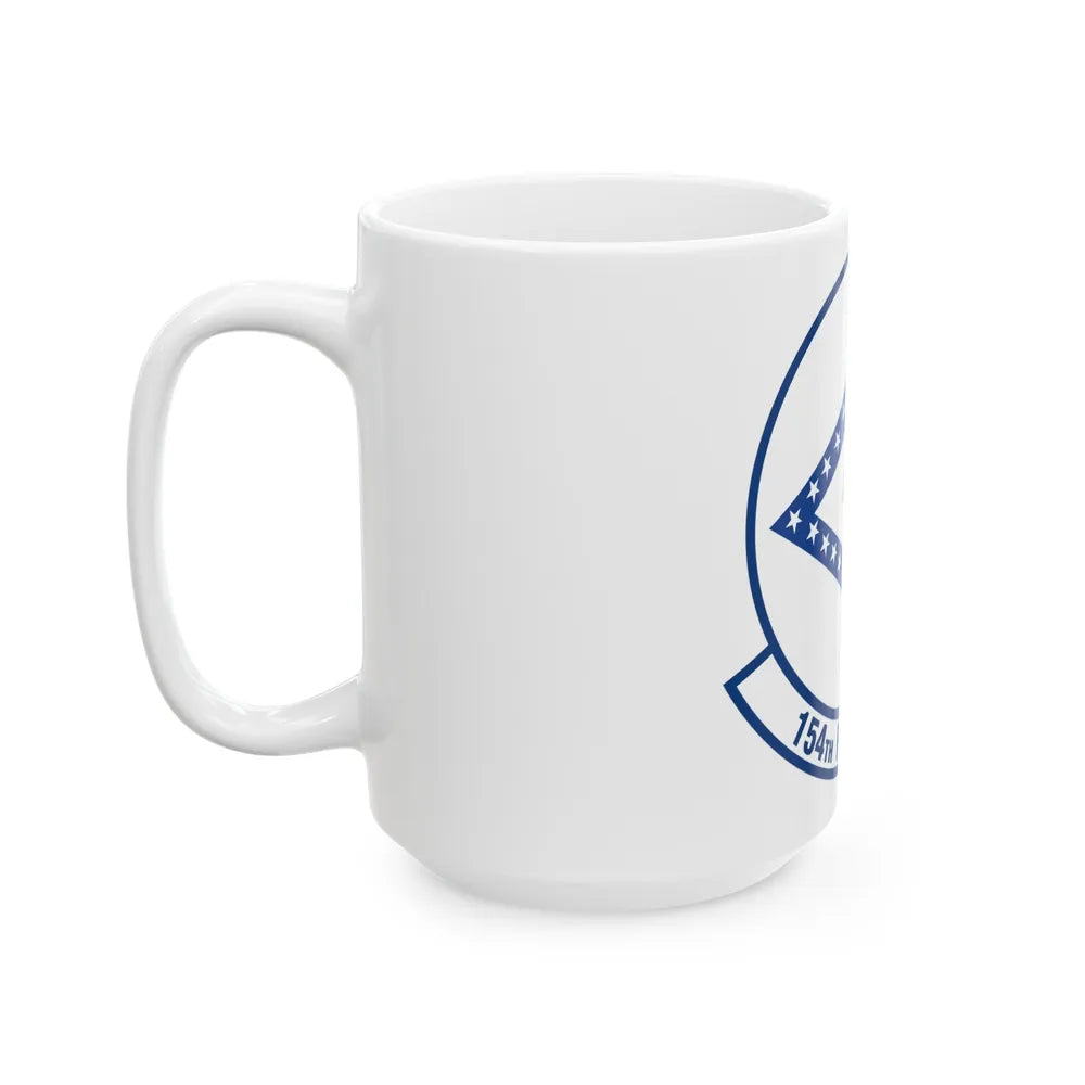 154 Fighter Squadron (U.S. Air Force) White Coffee Mug-Go Mug Yourself