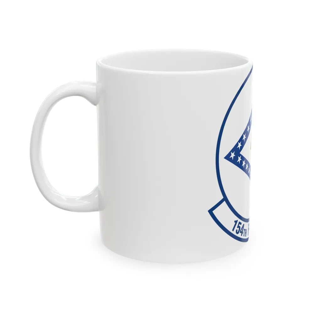 154 Fighter Squadron (U.S. Air Force) White Coffee Mug-Go Mug Yourself