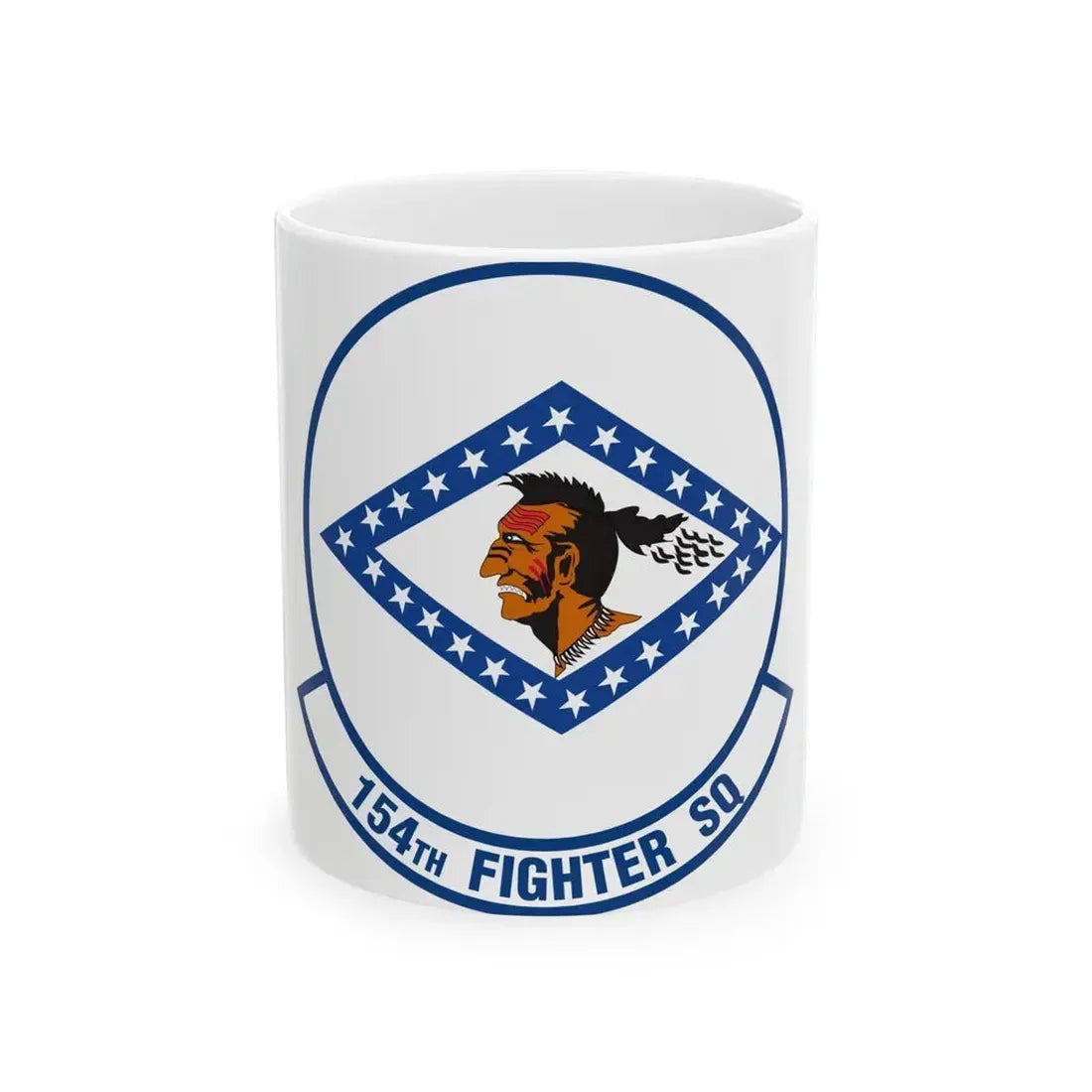 154 Fighter Squadron (U.S. Air Force) White Coffee Mug 11oz - Go Mug Yourself