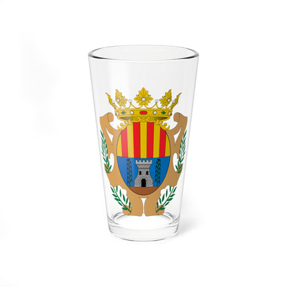 Escudo de Alcañiz (Spain) (Coat of Arms) Pint Glass 16oz