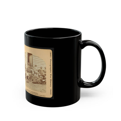 A Group Of  Contrabands (U.S. Civil War) Black Coffee Mug