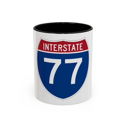 Interstate 77 (U.S. Highways) Accent Coffee Mug