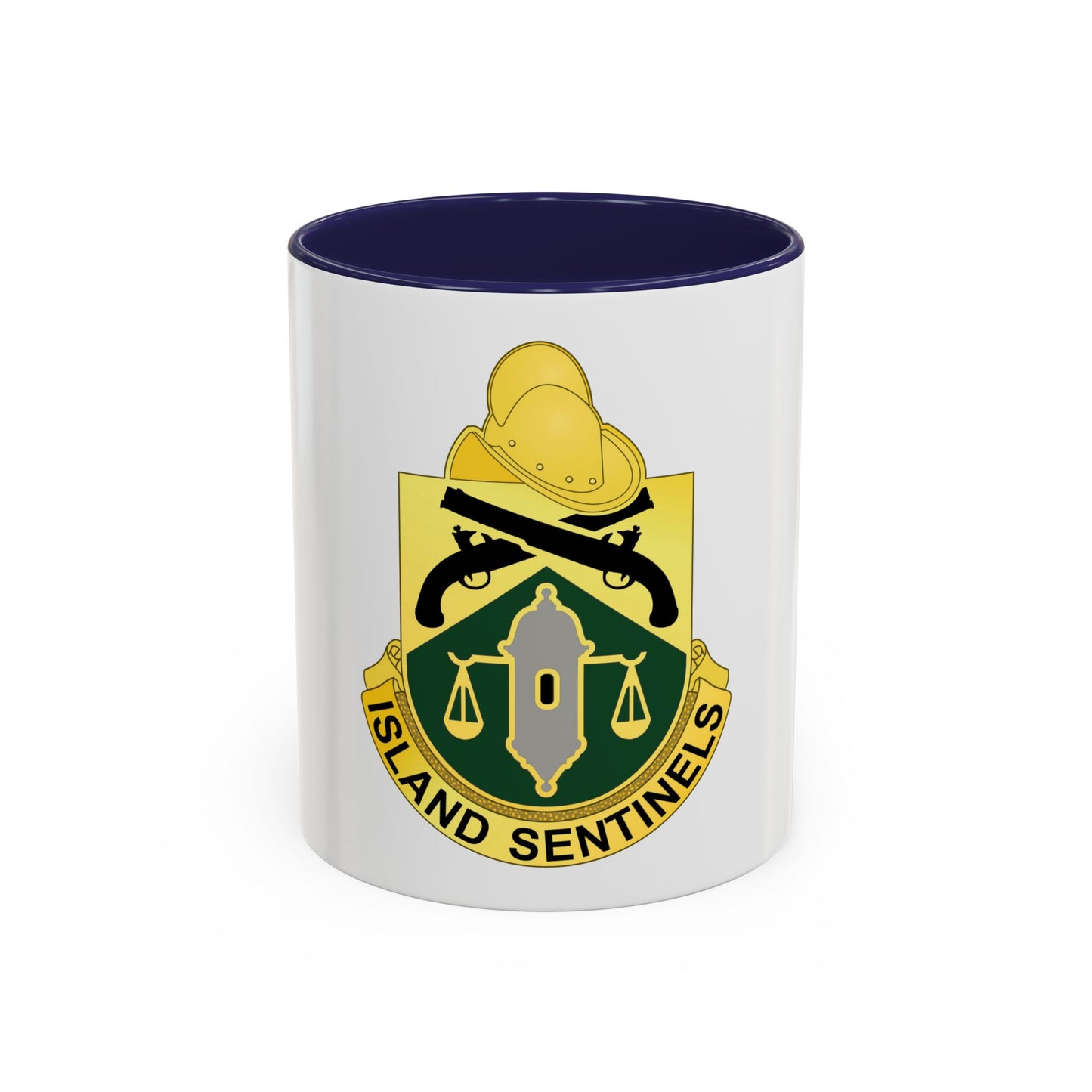 124 Military Police Battalion (U.S. Army) Accent Coffee Mug