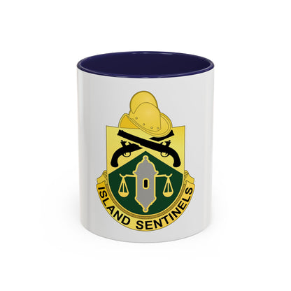 124 Military Police Battalion (U.S. Army) Accent Coffee Mug