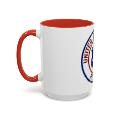 Retired Service Identification Badge 2 (U.S. Army) Accent Coffee Mug