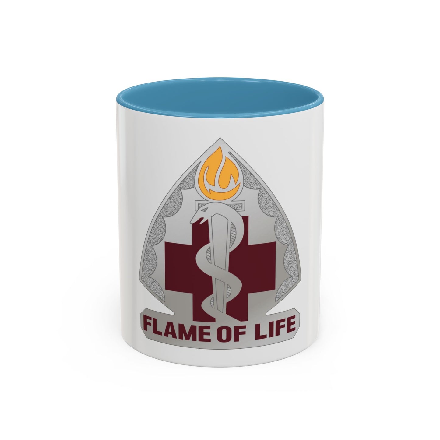 818 Medical Battalion (U.S. Army) Accent Coffee Mug