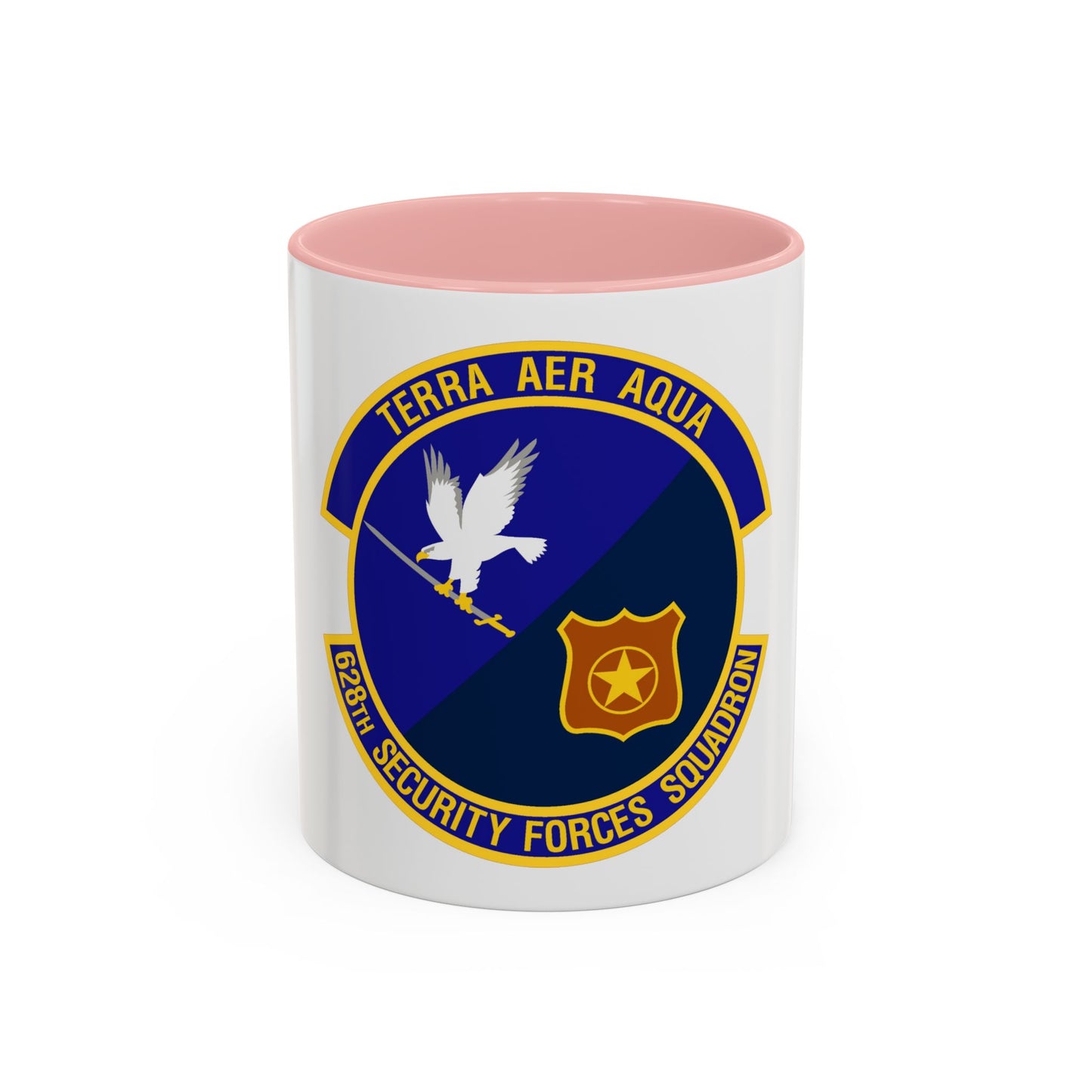 628th Security Forces Squadron (U.S. Air Force) Accent Coffee Mug