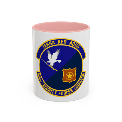 628th Security Forces Squadron (U.S. Air Force) Accent Coffee Mug