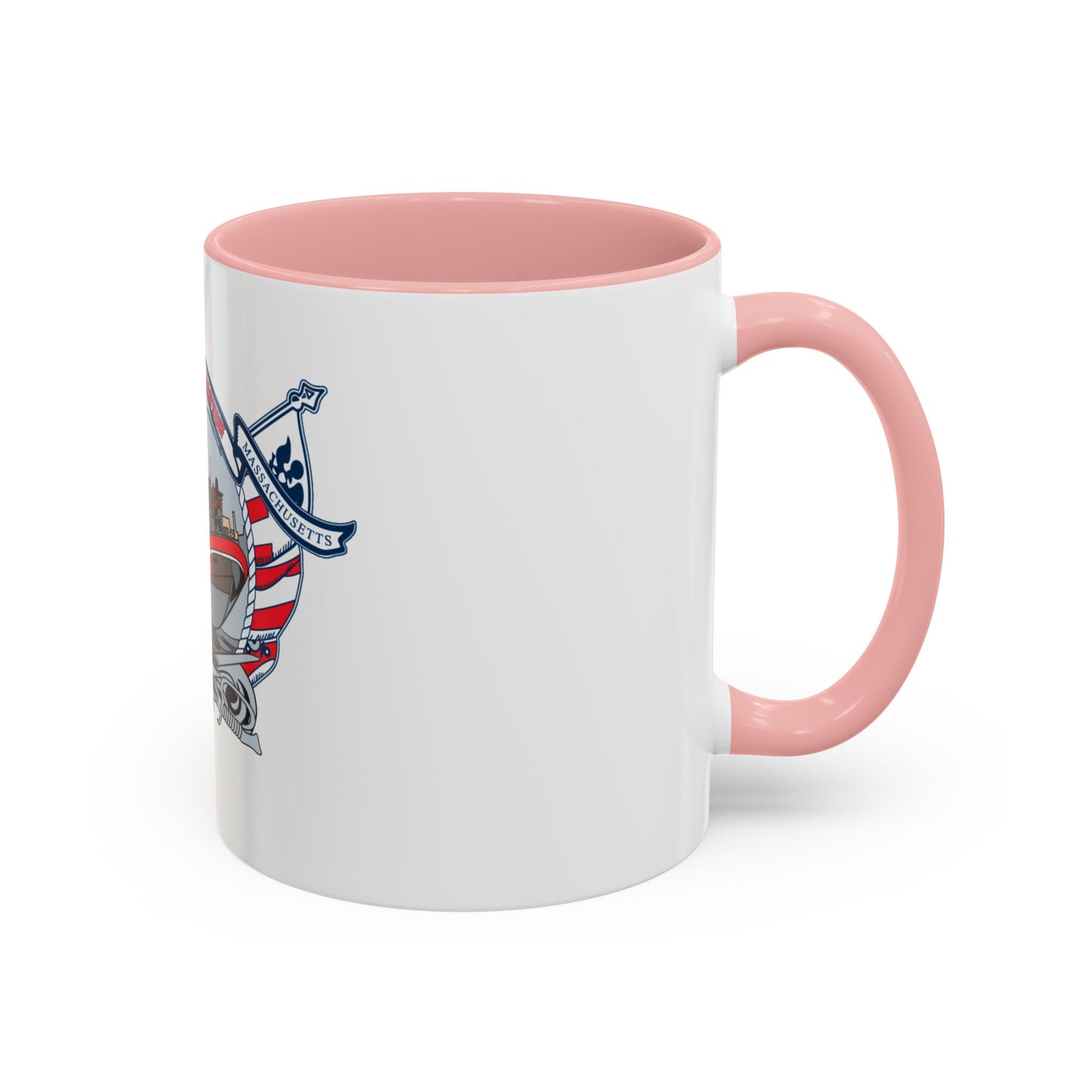USCG Station Boston (U.S. Coast Guard) Accent Coffee Mug