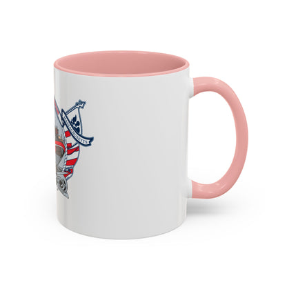 USCG Station Boston (U.S. Coast Guard) Accent Coffee Mug