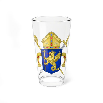 Wapen van het Ordinariaat voor de Nederlandse Strijdkrachten (Netherlands) (Coat of Arms) Pint Glass 16oz