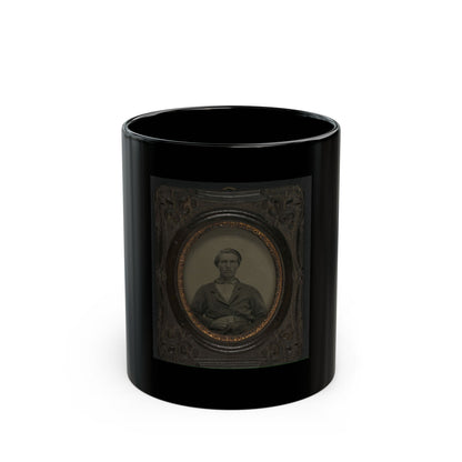 Unidentified Soldier In Union Sack Coat(3) (U.S. Civil War) Black Coffee Mug