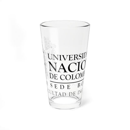 UNAL Aplicación Ingeniería (Colombia) (Coat of Arms) Pint Glass 16oz