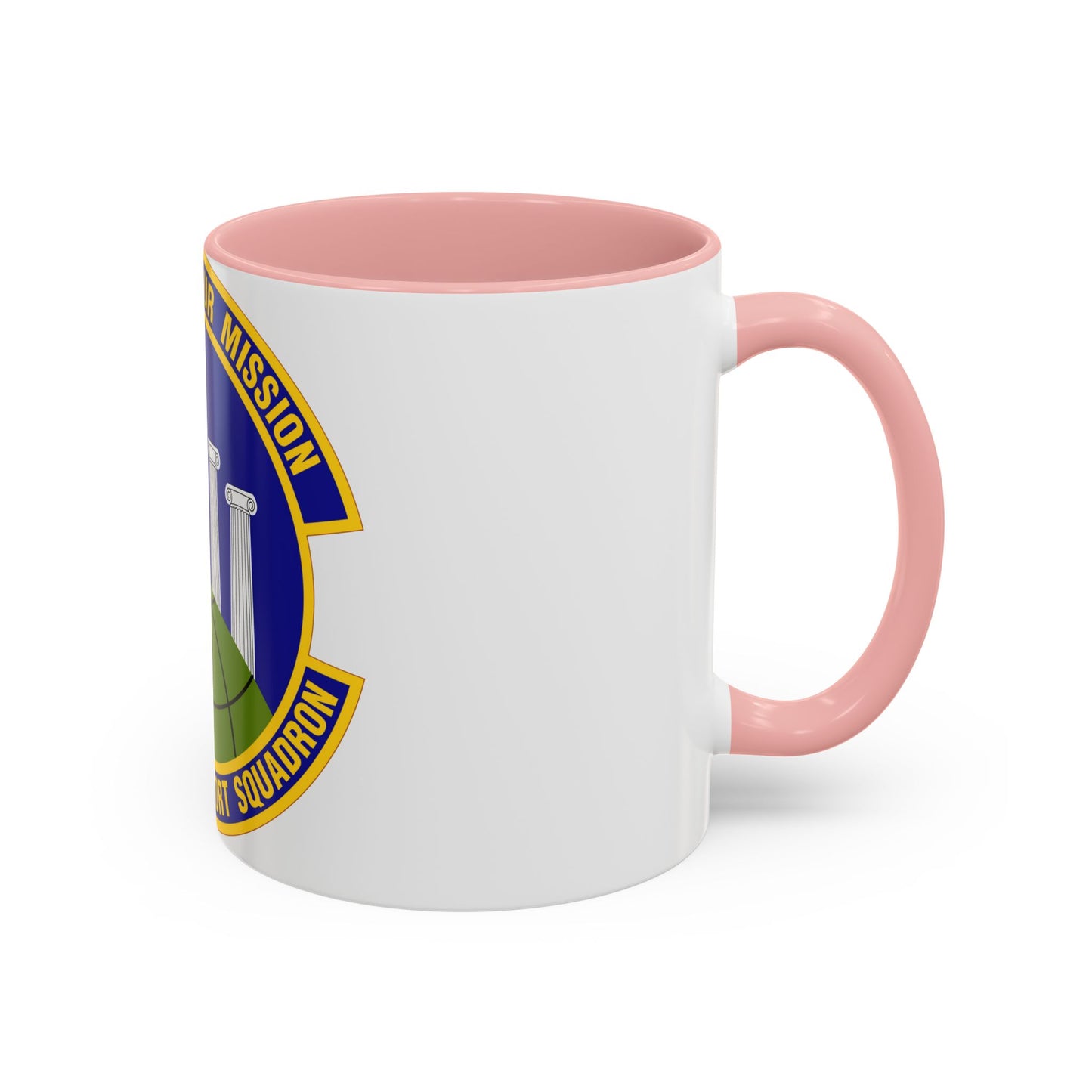 460 Force Support Squadron AFSPC (U.S. Air Force) Accent Coffee Mug