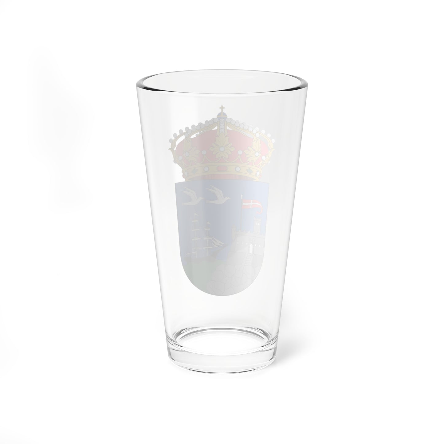 Escudo de A Guarda (Spain) (Coat of Arms) Pint Glass 16oz