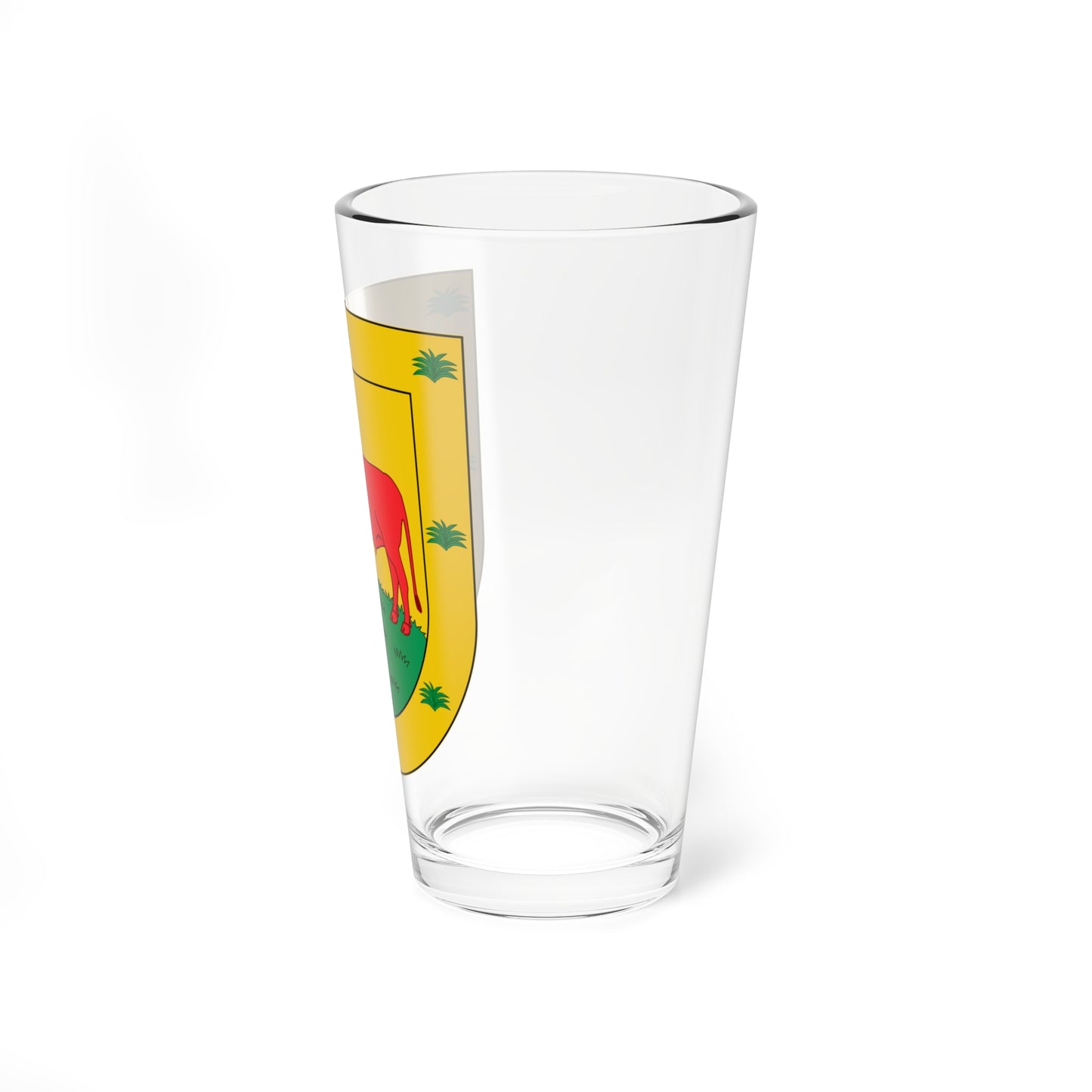 Escudo de la familia Borja (Spain) (Coat of Arms) Pint Glass 16oz