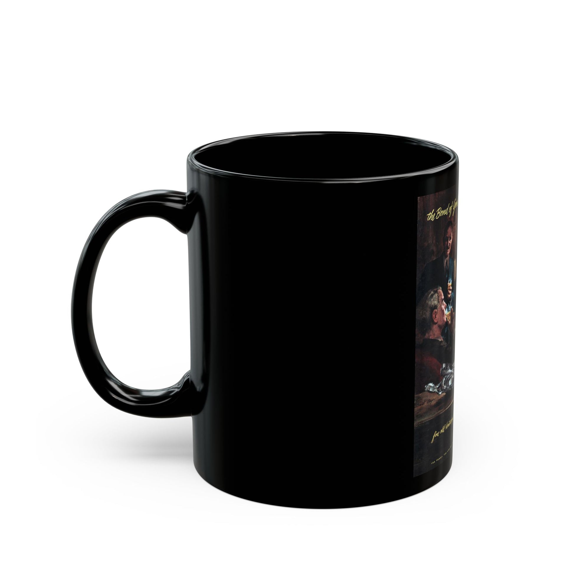 Botled In Bond advertisement, Collier's, December 17, 1949 - Black Coffee Mug-Go Mug Yourself