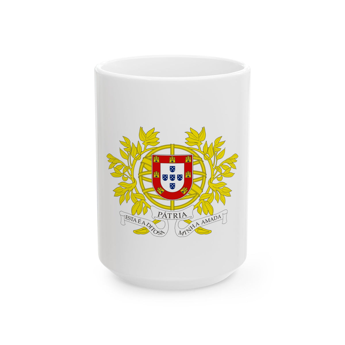 Military coat of arms of Portugal - White Coffee Mug