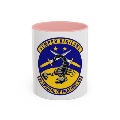 2d Special Operations Squadron (U.S. Air Force) Accent Coffee Mug