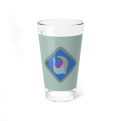 Flag of Qiqihar (China) Pint Glass 16oz