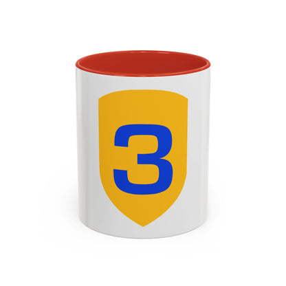 US 3rd Cavalry Division (U.S. Army) Accent Coffee Mug