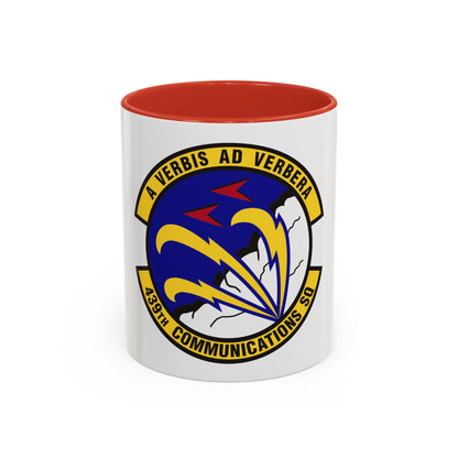 439th Communications Squadron (U.S. Air Force) Accent Coffee Mug