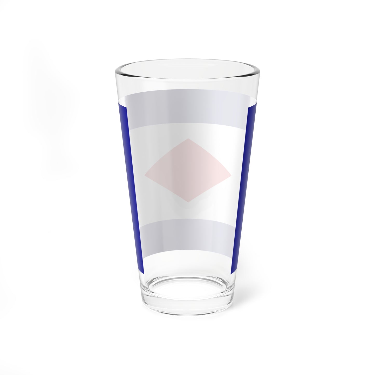 Wightlink-house-flag (United Kingdom) Pint Glass 16oz